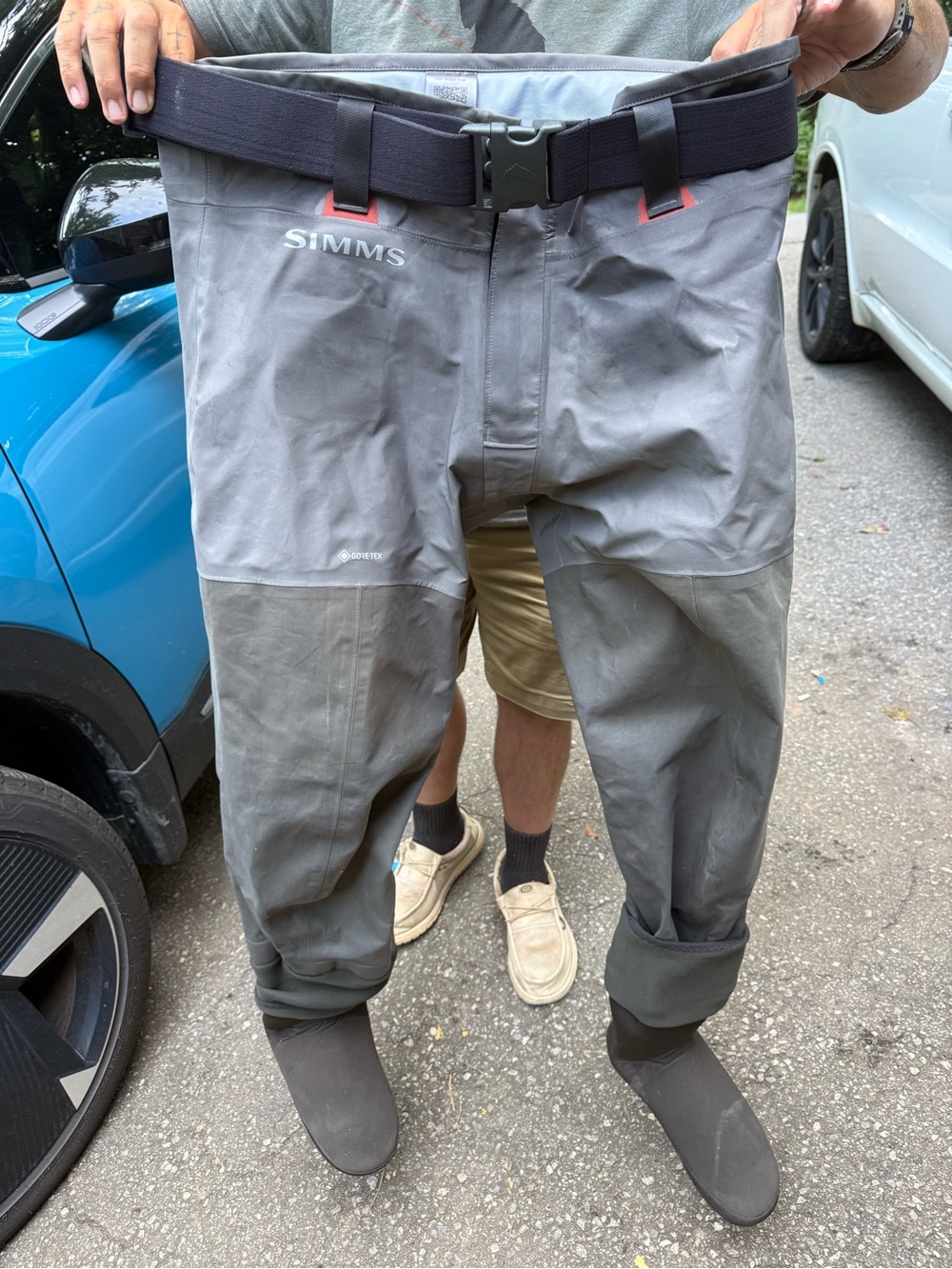 Simms Gray/Charcoal GORE-TEX Men's Wading Pants